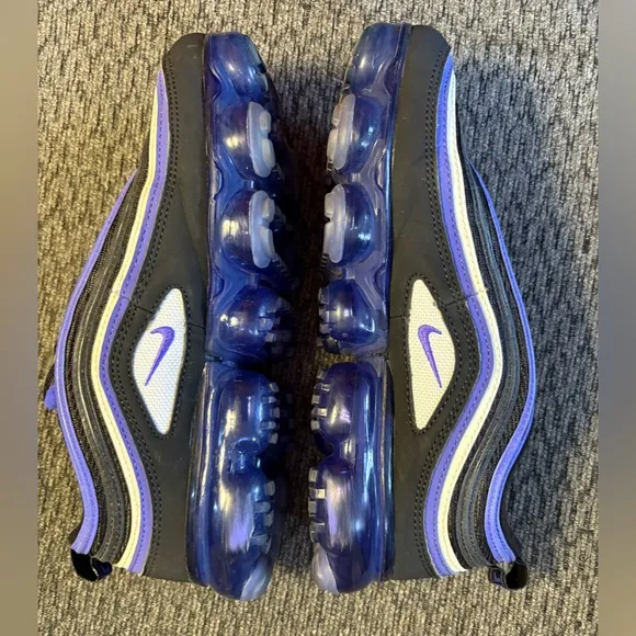 🔥 Nike Air Vapormax 97 GS Black Persian Violet White BV1153 001 Size 7 Youth