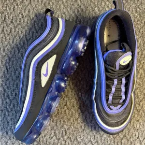 🔥 Nike Air Vapormax 97 GS Black Persian Violet White BV1153 001 Size 7 Youth