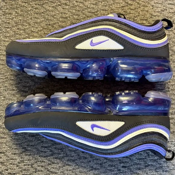 🔥 Nike Air Vapormax 97 GS Black Persian Violet White BV1153 001 Size 7 Youth