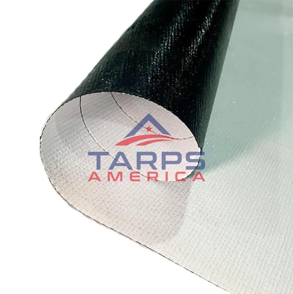 12 mil / 6 oz Medium Duty Black/White Woven Poly Roll