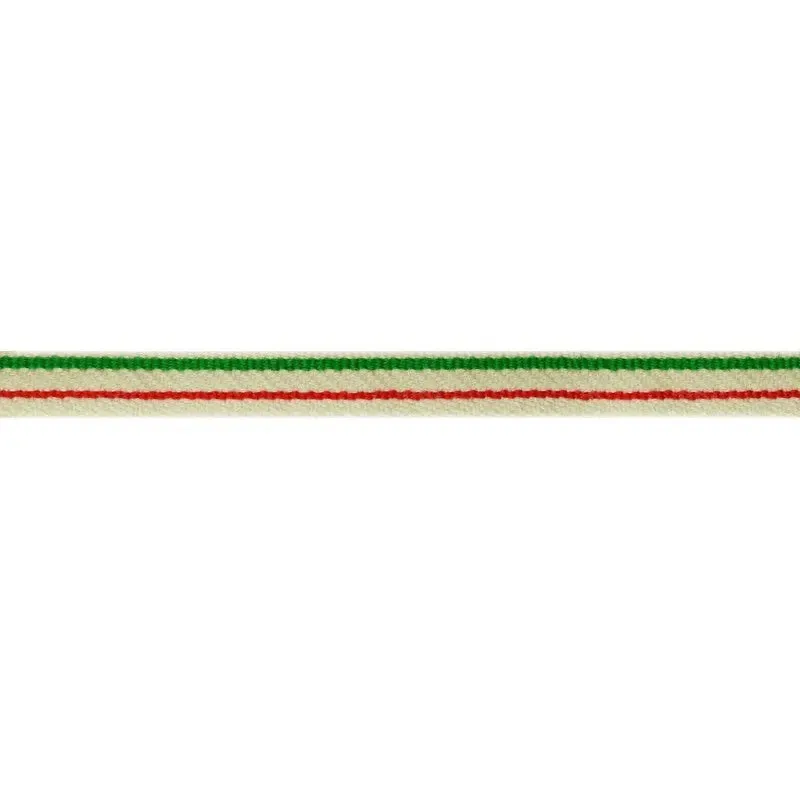 13mm Regimental Lace Ecru White Worsted R093