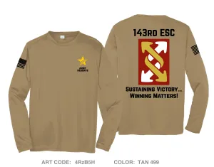 143rd ESC Hi-Tech Performance Unisex LS Tee - 4RzB5H