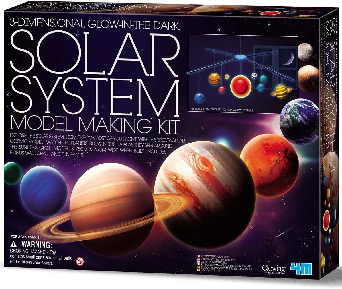 4M 3D Solar System Mobile Making Kit