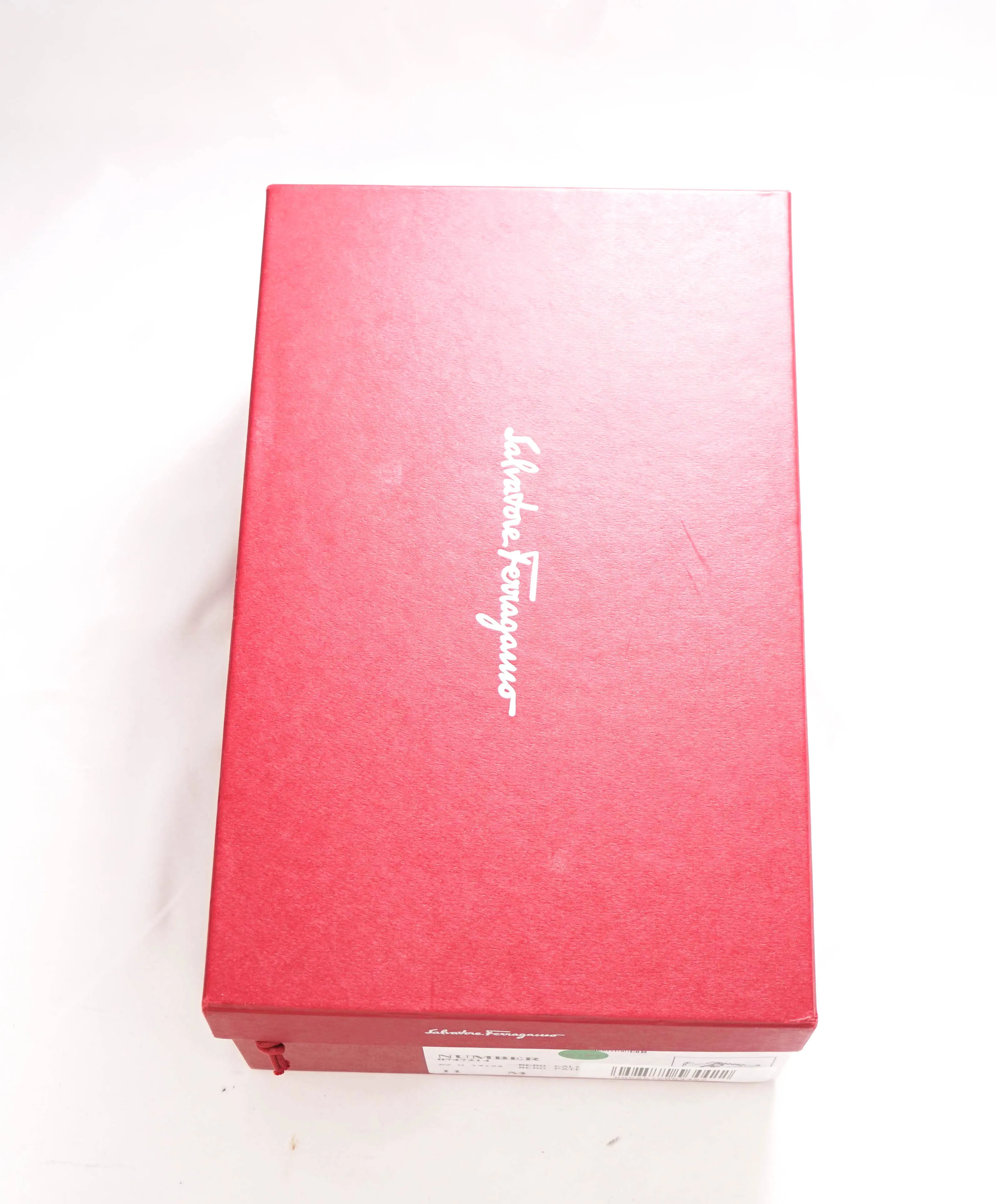 $750 SALVATORE FERRAGAMO - *Rhinoceros* Black Gancini Sneaker - 11 M US