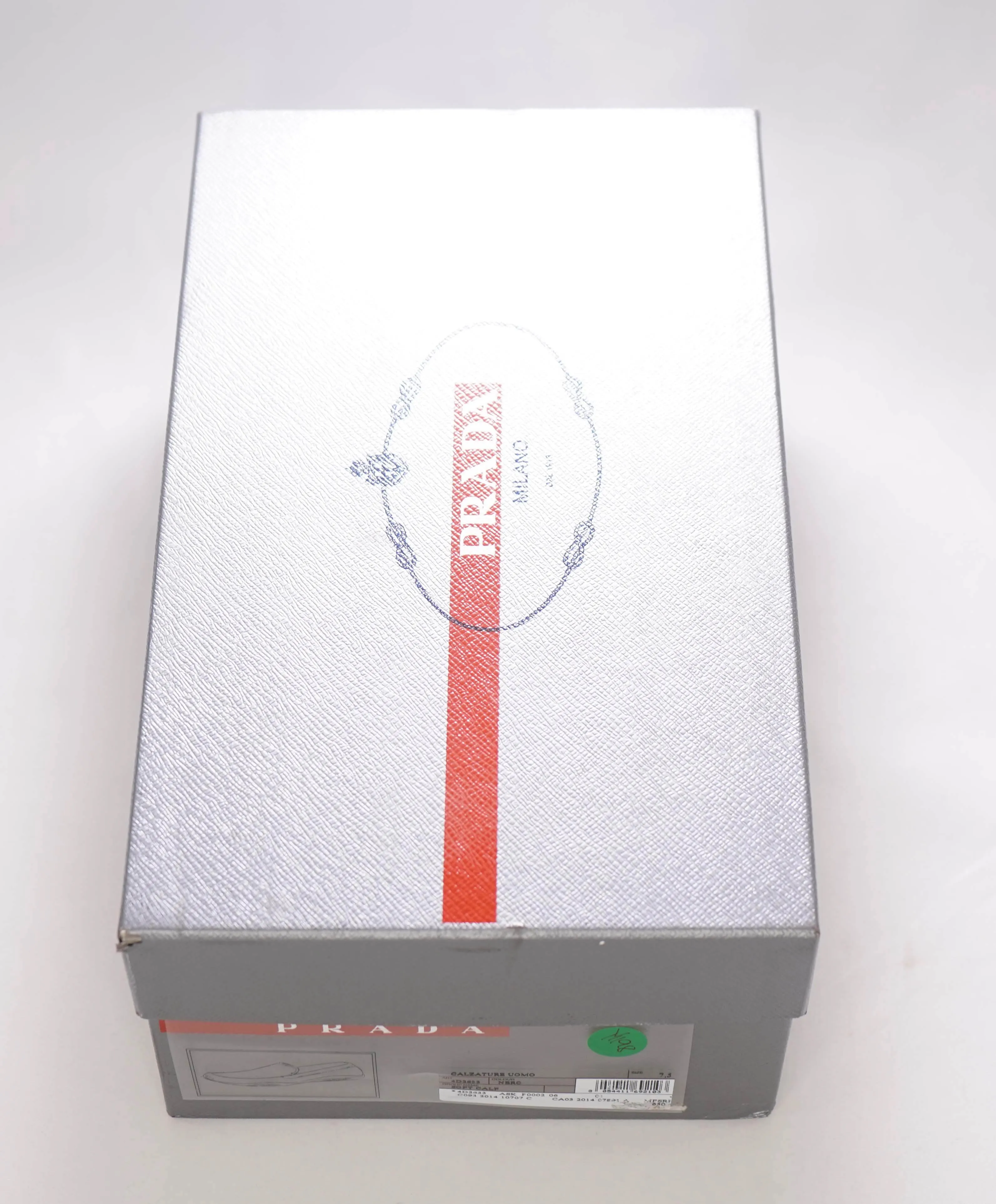 $795 PRADA - *LINEA ROSSA* Black Slip On Logo Vamp Loafer - 8.5 US (7.5 Prada)