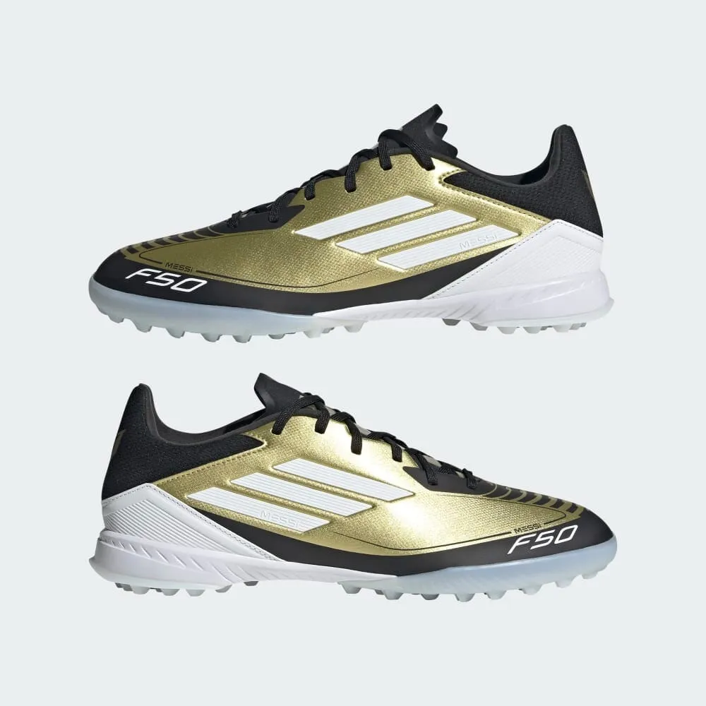 ADIDAS F50 LEAGUE TF MESSI GOLDMT/FTWWHT/CBLACK