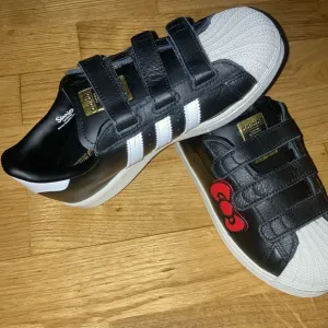 Adidas Kids Black and White Sneakers