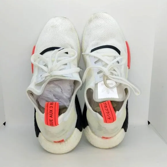Adidas Boost NMD R1 Men's Pre-owned White Basketball Sneakers - sz. 13