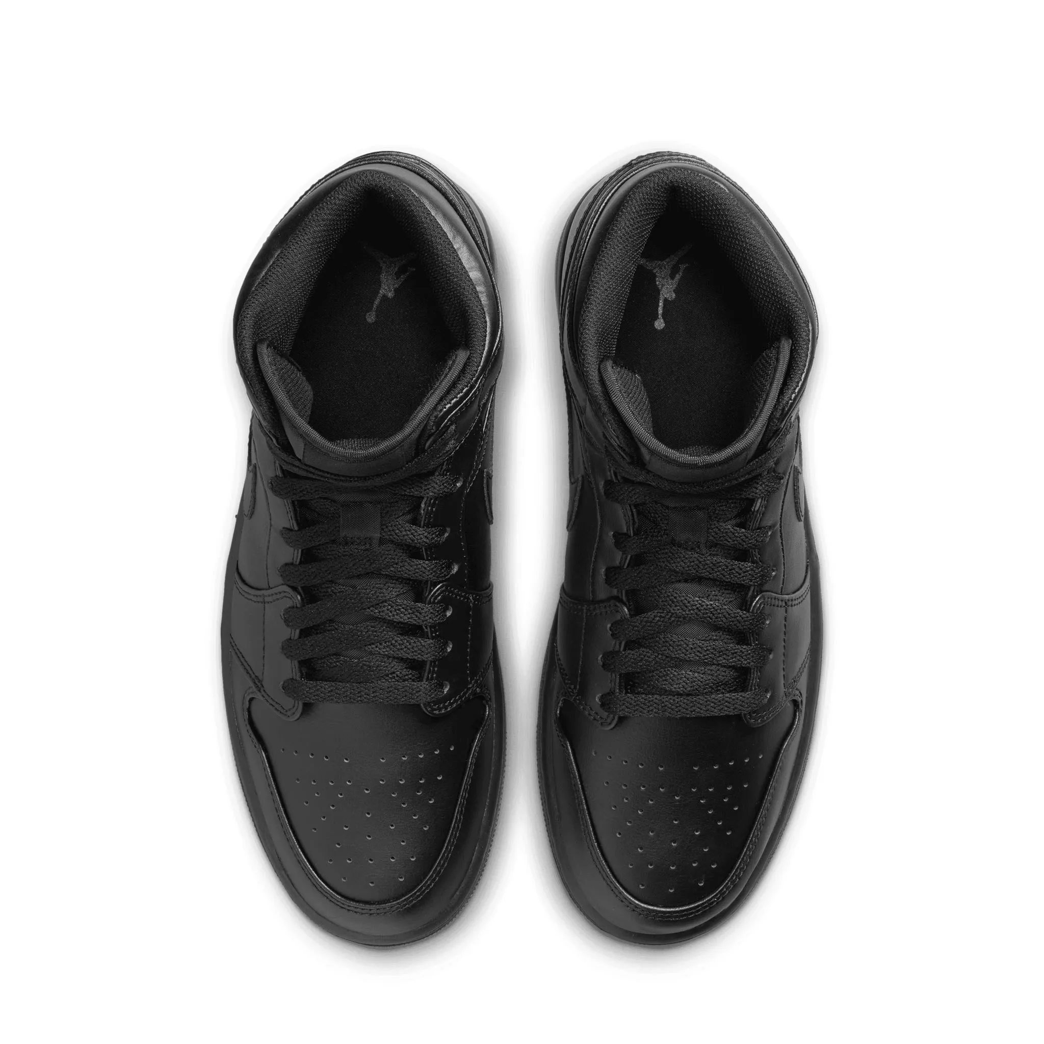 Air Jordan 1 Mid Black/Black-Black 554724-093