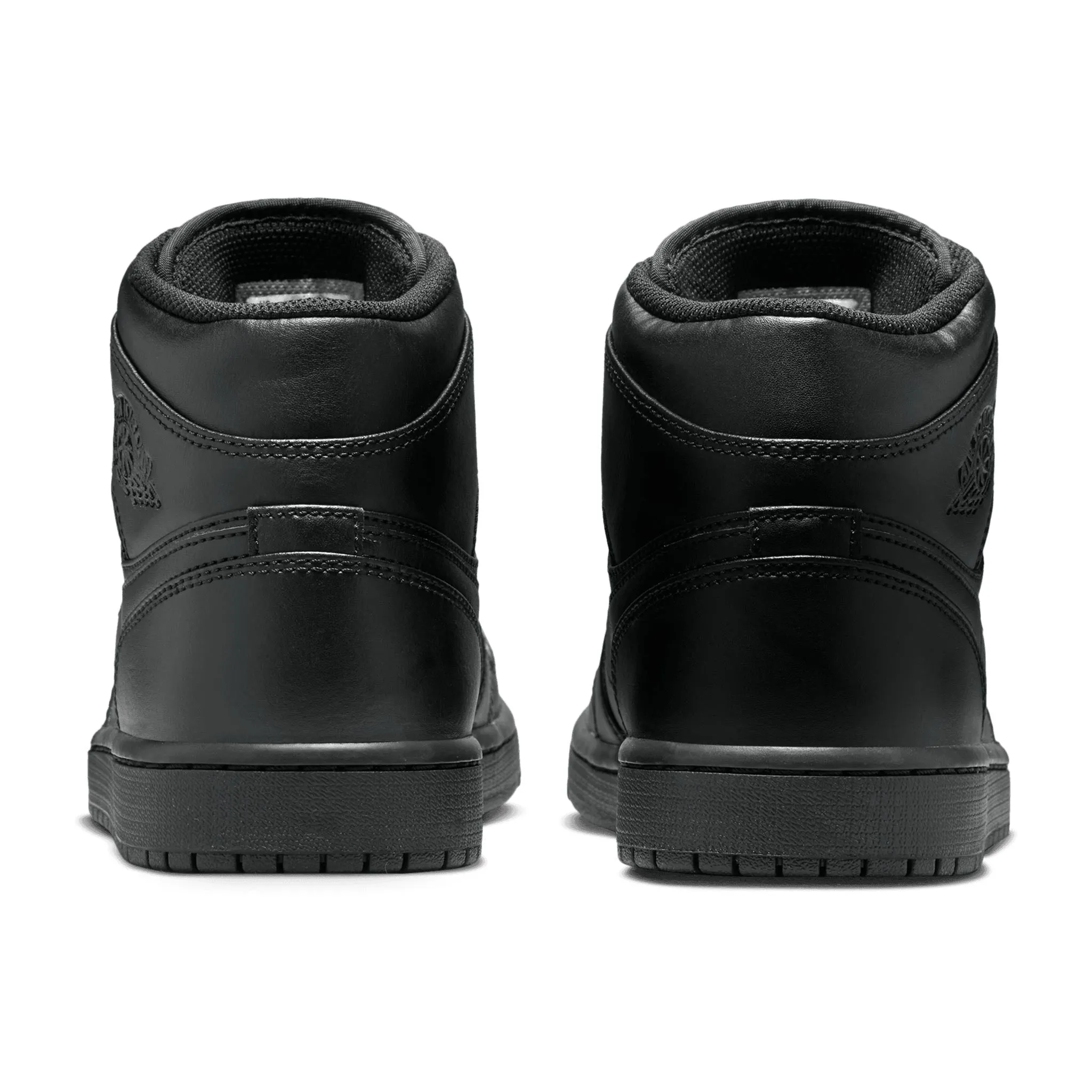 Air Jordan 1 Mid Black/Black-Black 554724-093