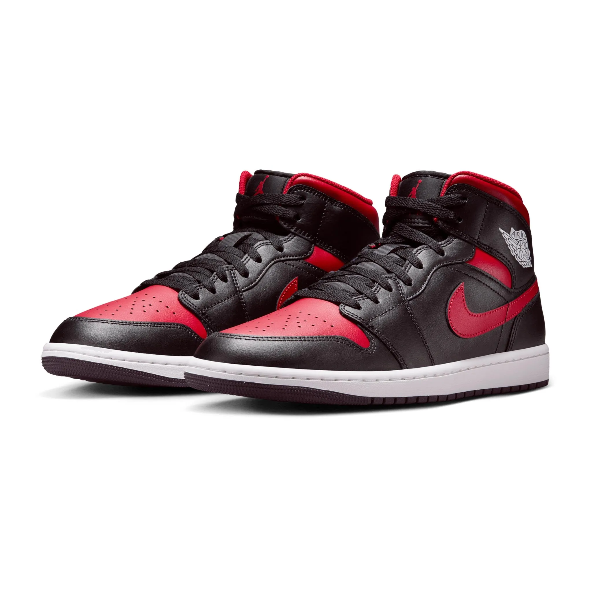 Air Jordan 1 Mid Black/Varcsity Red-Summit White DQ8426-067