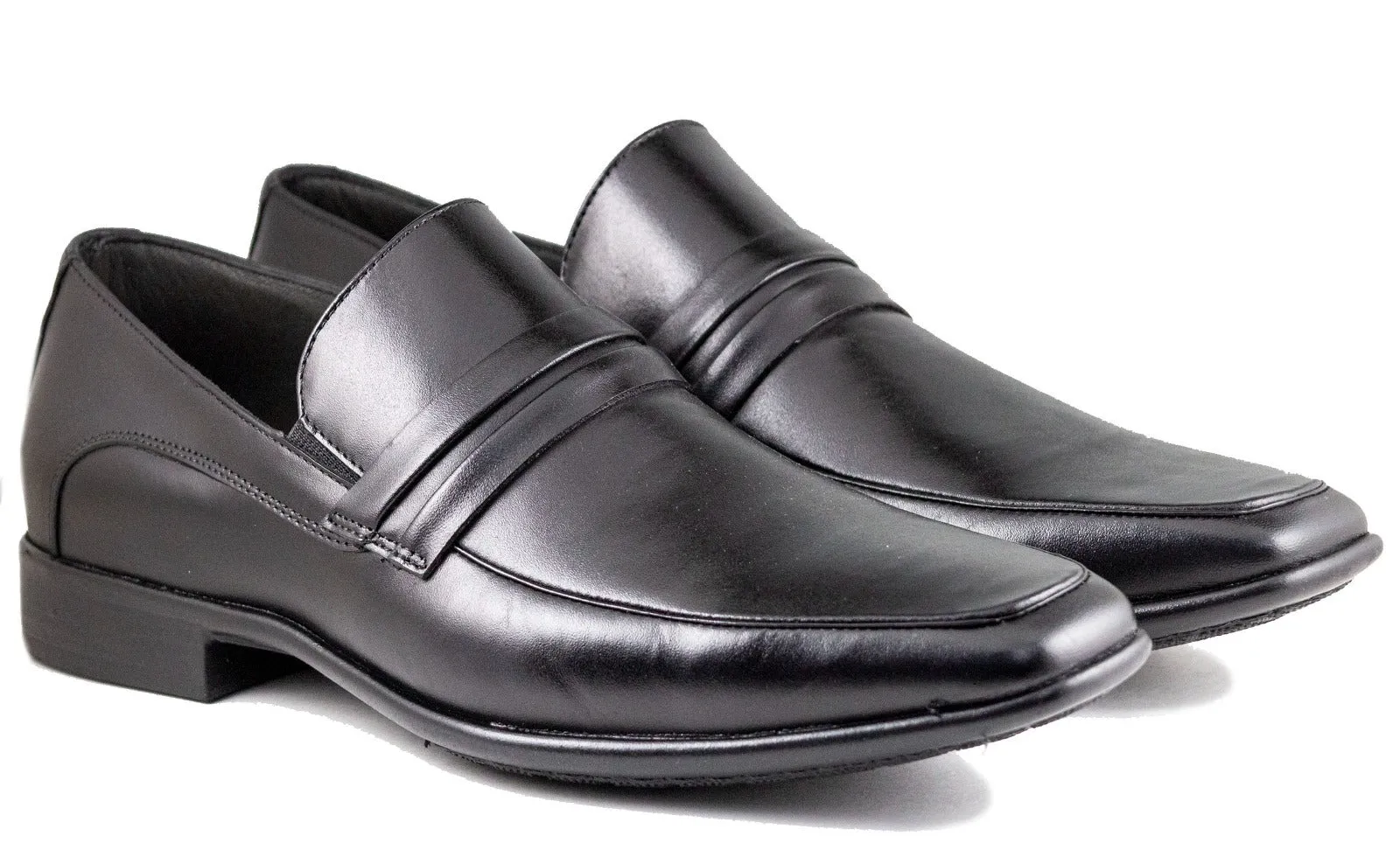 Alfredo Men's Black Dress Rubber Sole Shoe 20050
