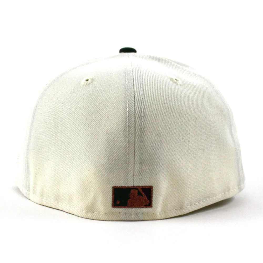 Anaheim Angels 40th Anniversary New Era 59Fifty Fitted Hat (GITD Chrome White Green Orange Under Brim)