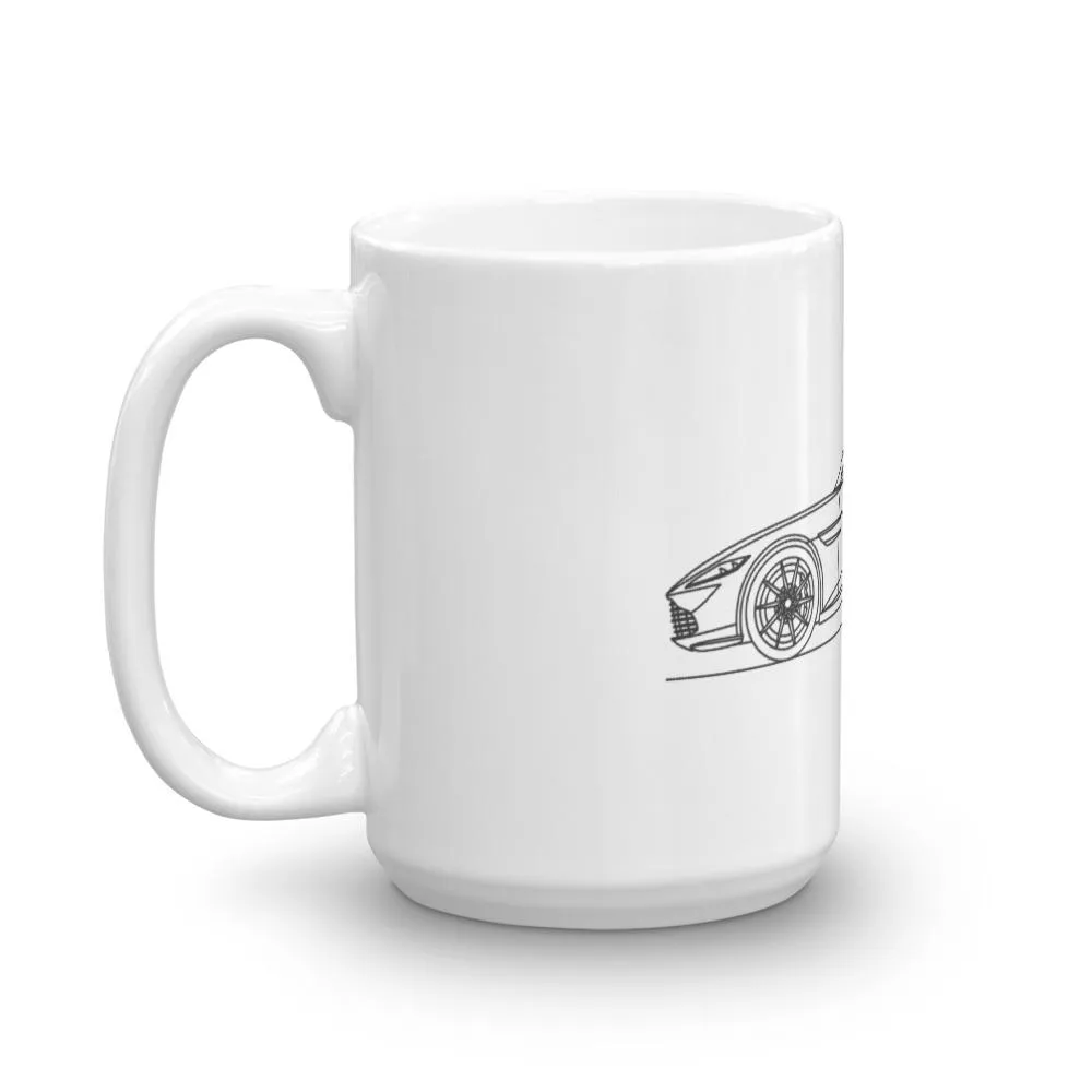 Aston Martin DB10 Silhouette Mug