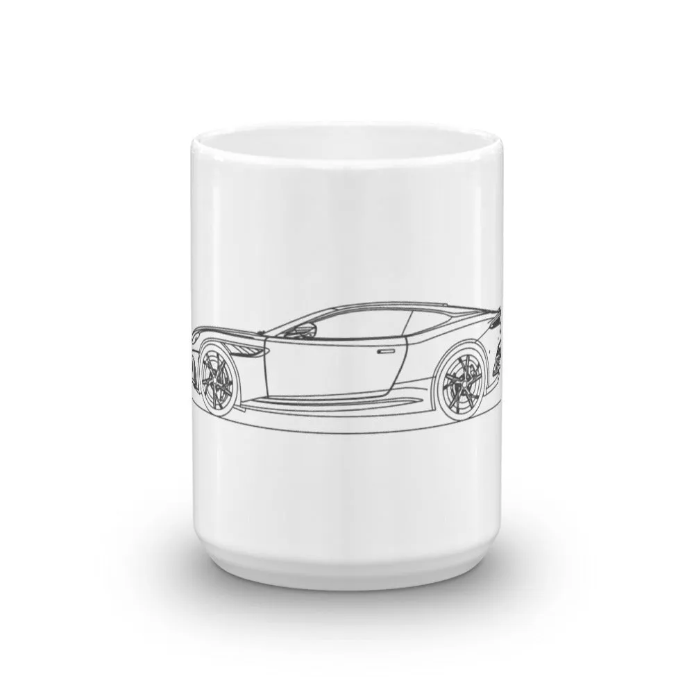 Aston Martin DBS Superleggera Silhouette Mug