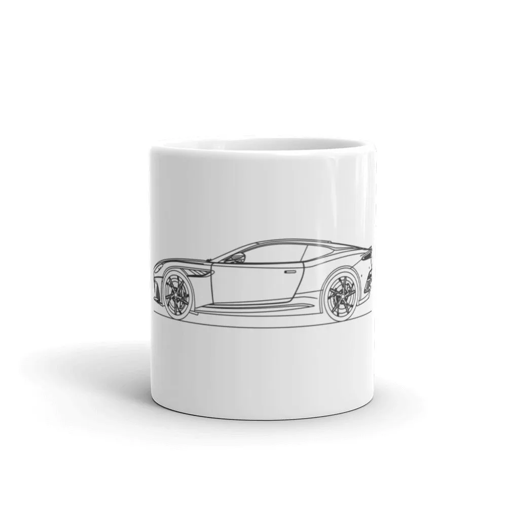 Aston Martin DBS Superleggera Silhouette Mug