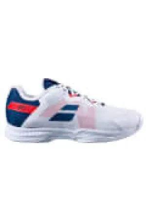 BABOLAT Mens SFX 3 All Court (White/Estate Blue) Wide