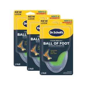 Ball of Foot Metatarsal Pain Relief Pad (3 Pack)