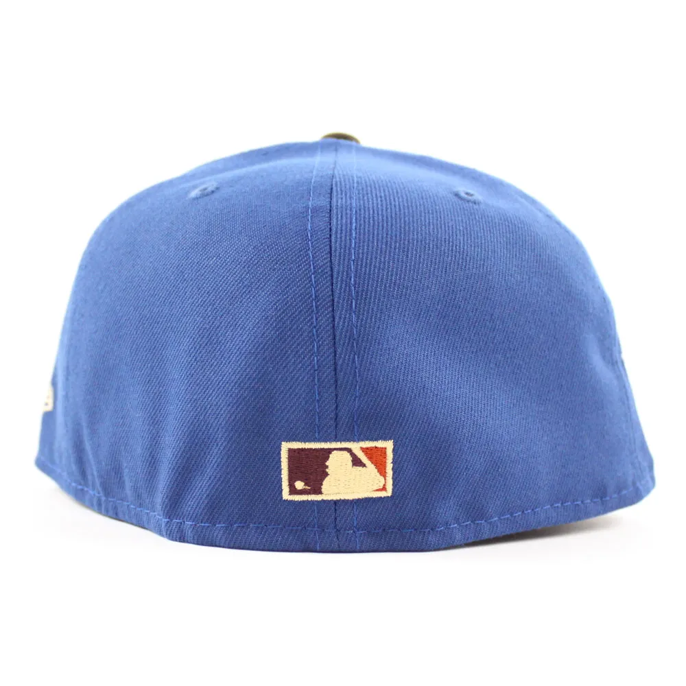 Baltimore Orioles 60th Anniversary 59Fifty New Era Fitted Hat (Glow in the Dark SONGBIRD BLUE WALNUT PINOT RED Under Brim)
