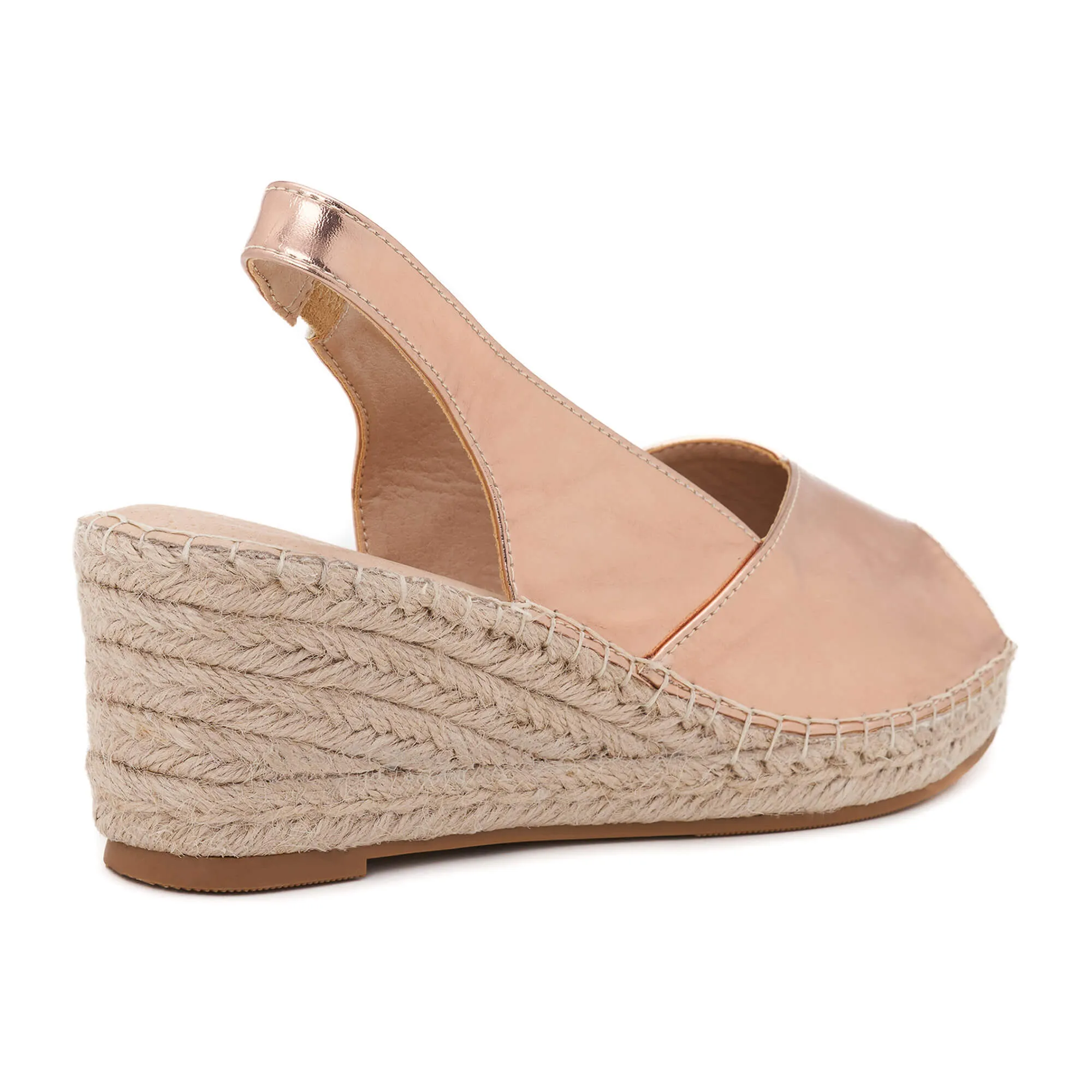 Barry Rose Gold Espadrille