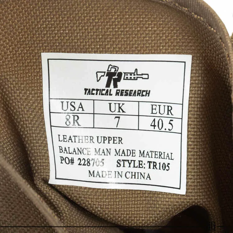 Belleville TR105 MiniMil Ultralight Minimalist Training Boots