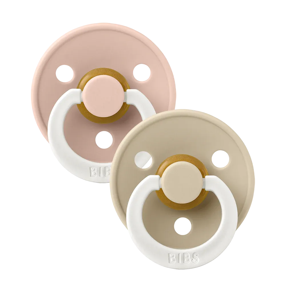 BIBS Natural Rubber Pacifier / Glow - 2 Pack