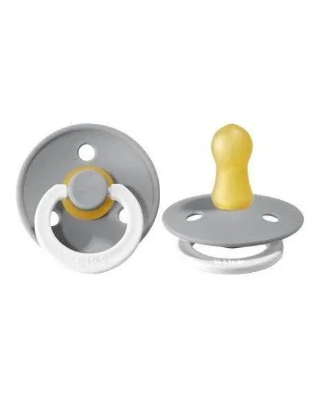 BIBS Natural Rubber Pacifier / Glow - 2 Pack