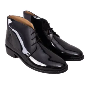 Black Patent Leather George Boot