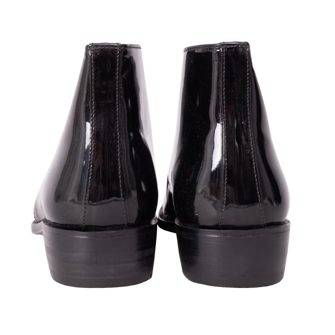 Black Patent Leather George Boot