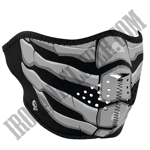Bone Breath Glow in the Dark Half Face Mask