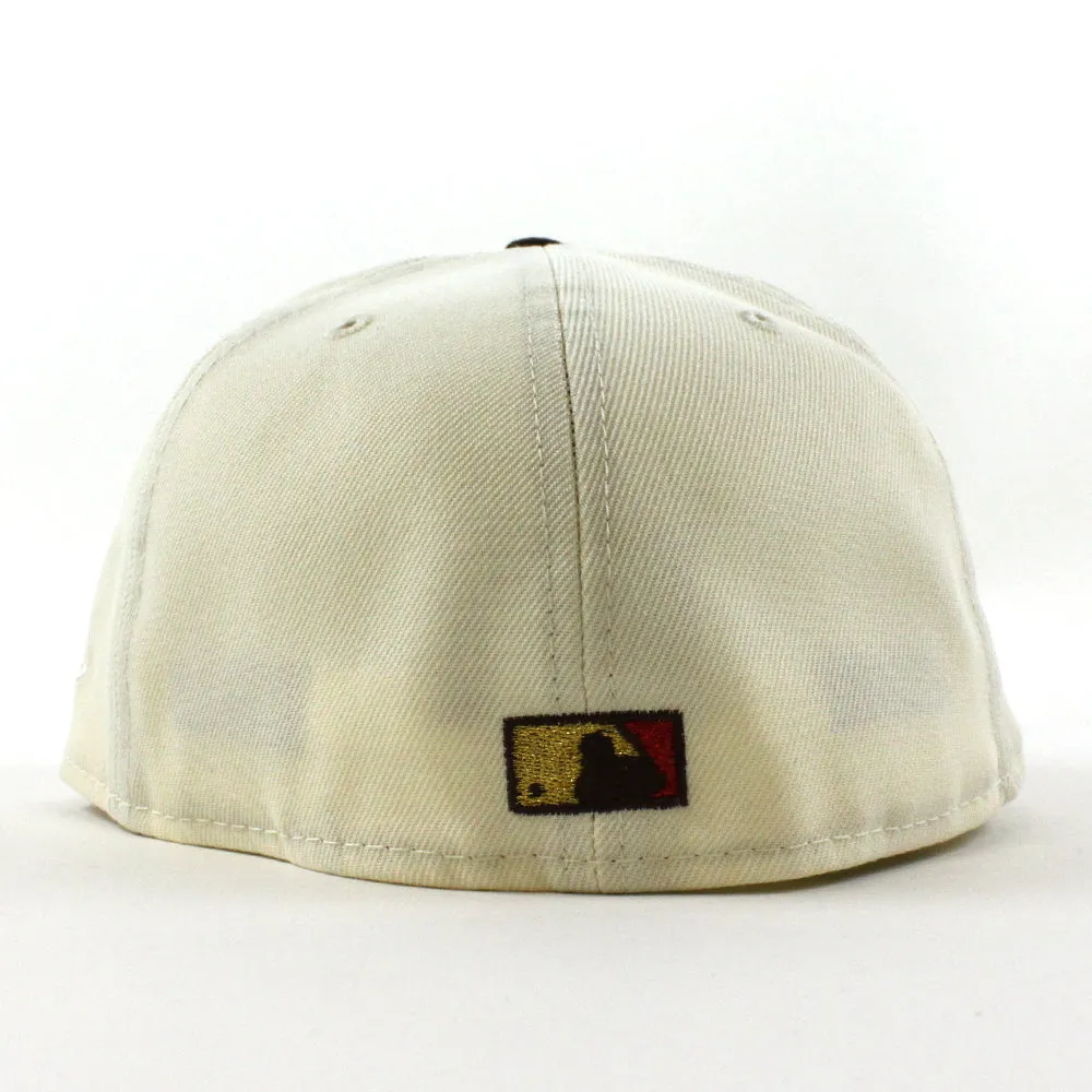Boston Red Sox 2018 World Series New Era 59Fifty Fitted Hat (GITD Chrome Walnut Scarlet Under Brim)