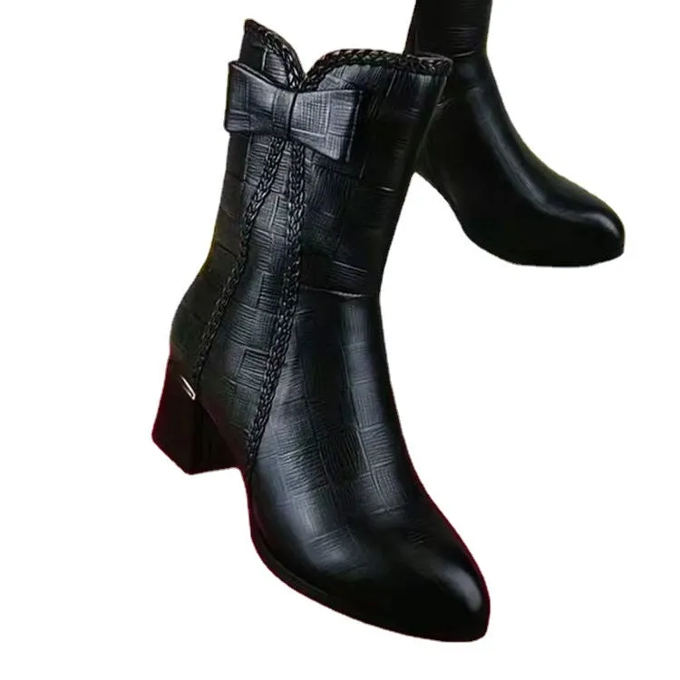 Bow Martin Personality Ladies Boots
