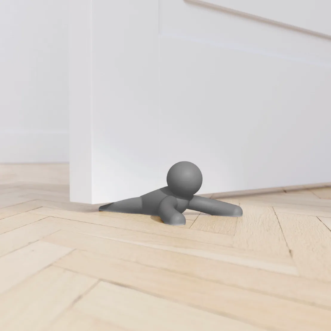 Buddy Doorstop Set of 2- Charcoal