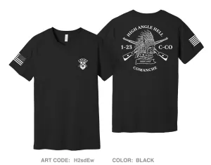 C Co, 1 BN, 23th INF Fundraising Collection Comfort Unisex Cotton SS Tee - H2sdEw