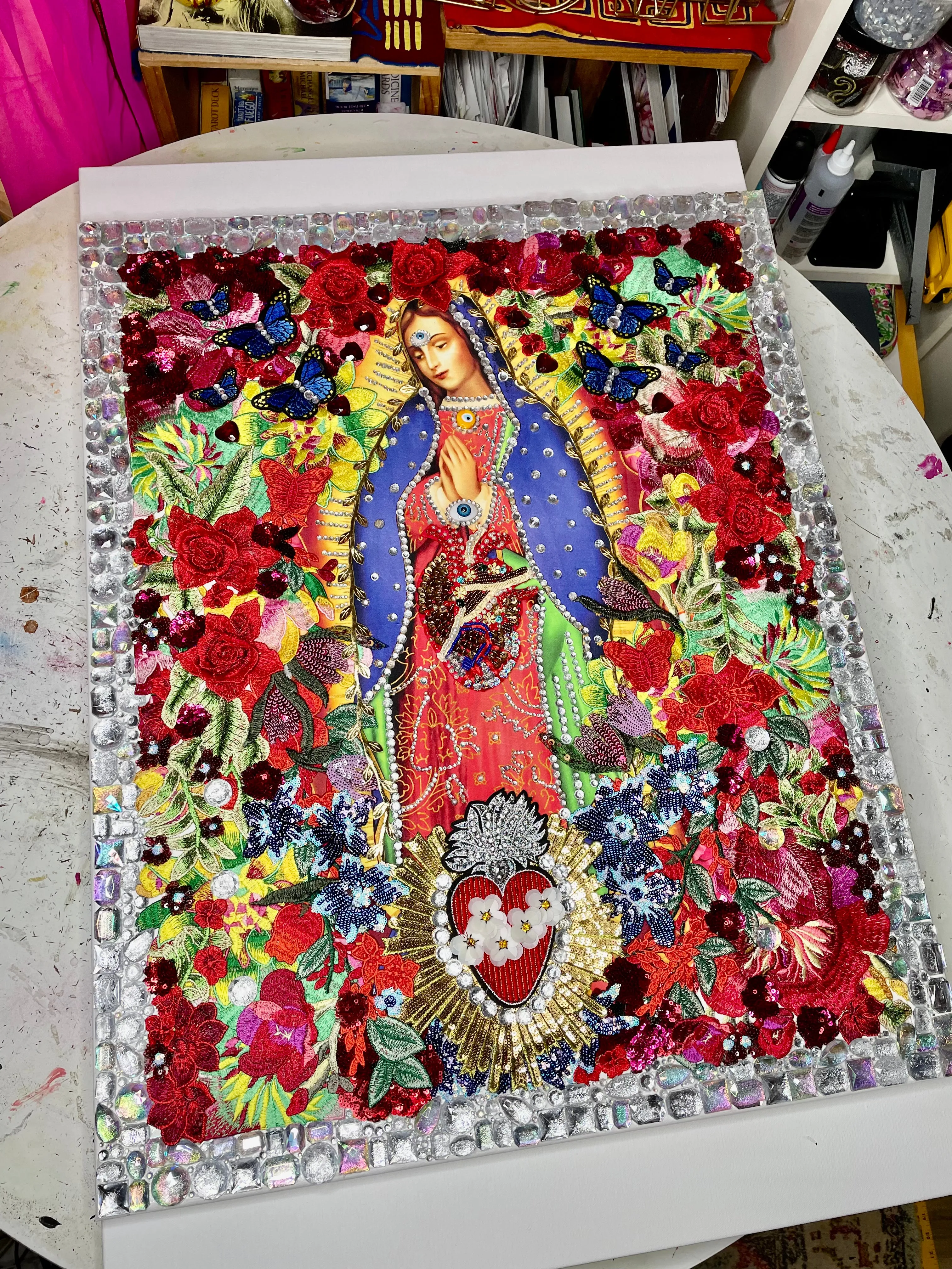 Canvas Guadalupana LOVE FOREVER Extra Large