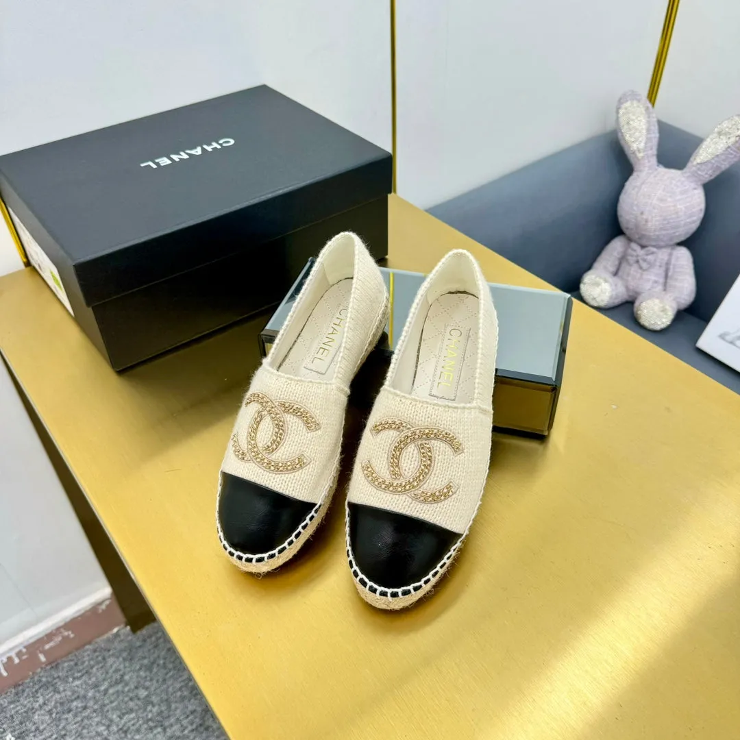 CC 25s Loafers Beige Light Wool Leather 297814