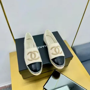 CC 25s Loafers Beige Light Wool Leather 297814