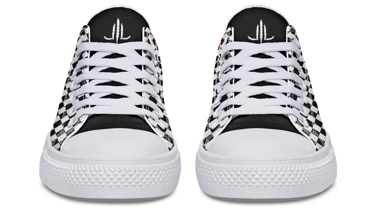 Checkered Bats V2 Lowtops
