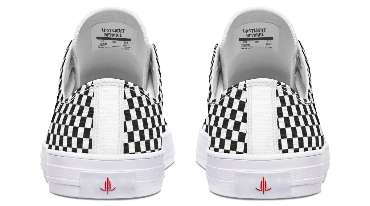 Checkered Bats V2 Lowtops
