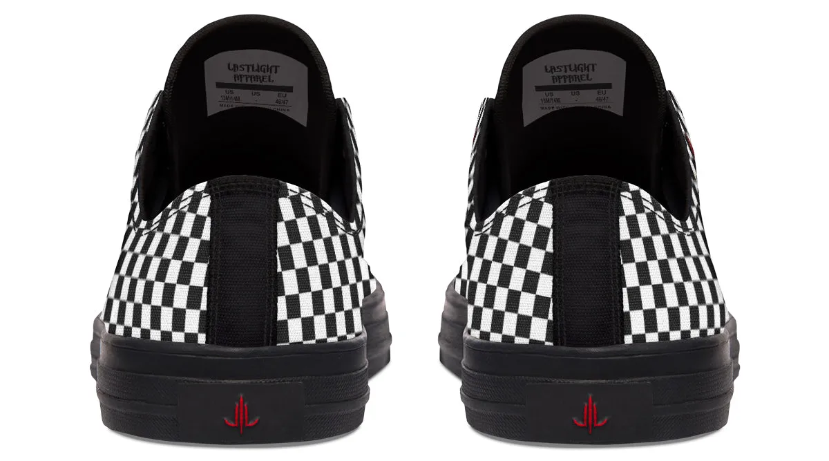 Checkered Bats V2 Lowtops