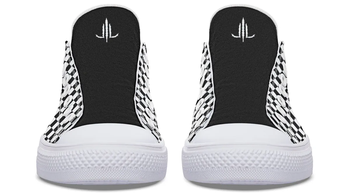 Checkered Bats V2 Lowtops