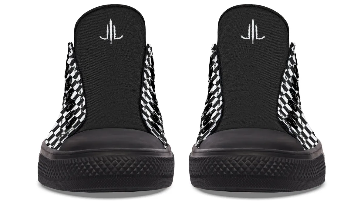 Checkered Bats V2 Lowtops