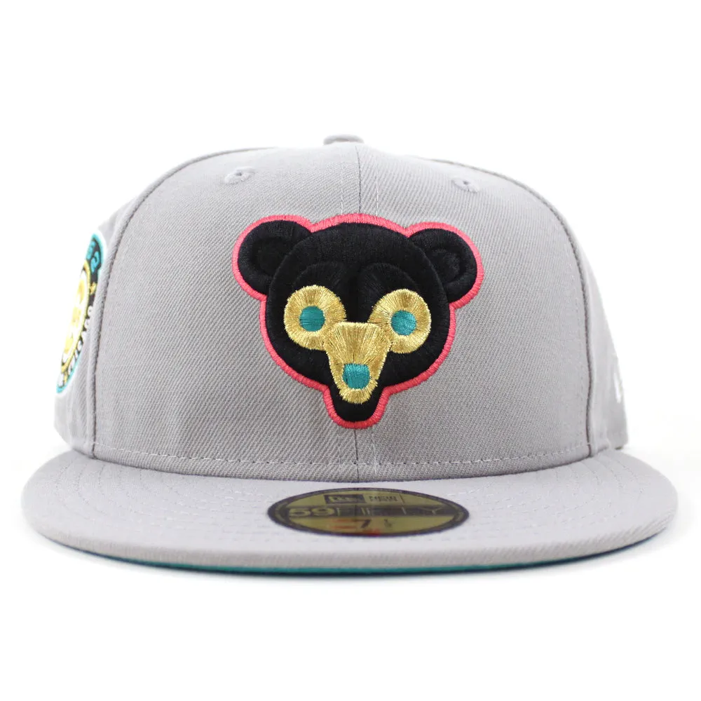 Chicago Cubs 1962 All Star Game New Era 59Fifty Fitted Hat (Gray Teal Under Brim)