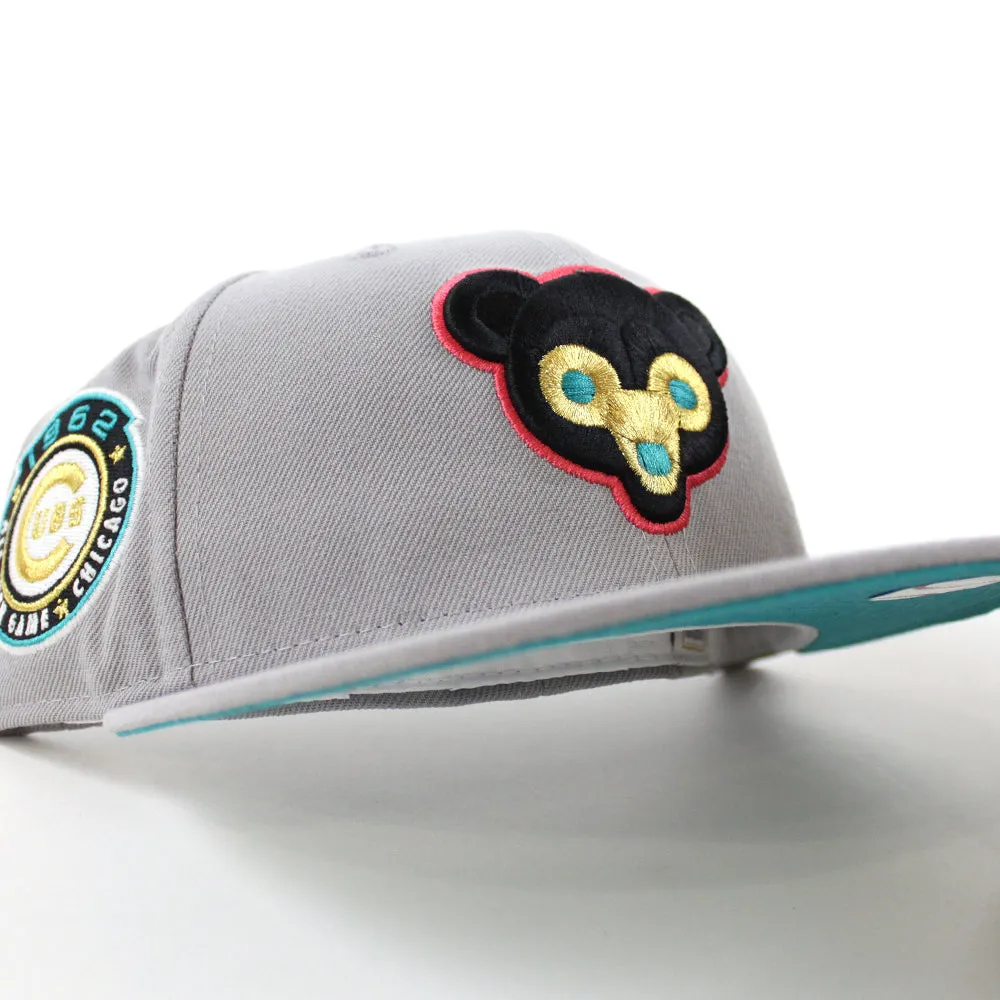 Chicago Cubs 1962 All Star Game New Era 59Fifty Fitted Hat (Gray Teal Under Brim)