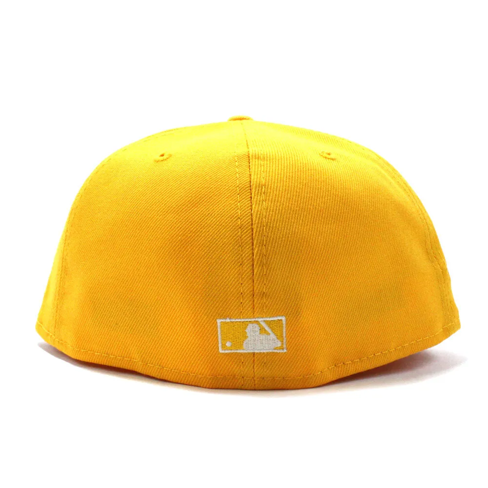 Chicago White Sox 2002 All-Star Game New Era Fitted 59Fifty Hat (GITD Yellow Pink Under Brim)