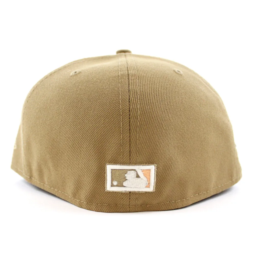 Chicago White Sox 2003 All-Star Game Patch New Era Fitted 59Fifty Hat (GITD Khaki Peach Under Brim)
