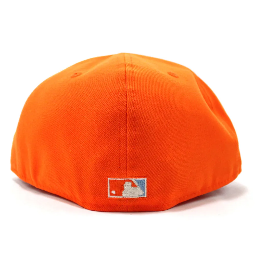 Chicago White Sox 2005 World Series CHAMPIONS New Era Fitted 59Fifty Hat (GITD Rush Orange Sky Blue Under Brim)