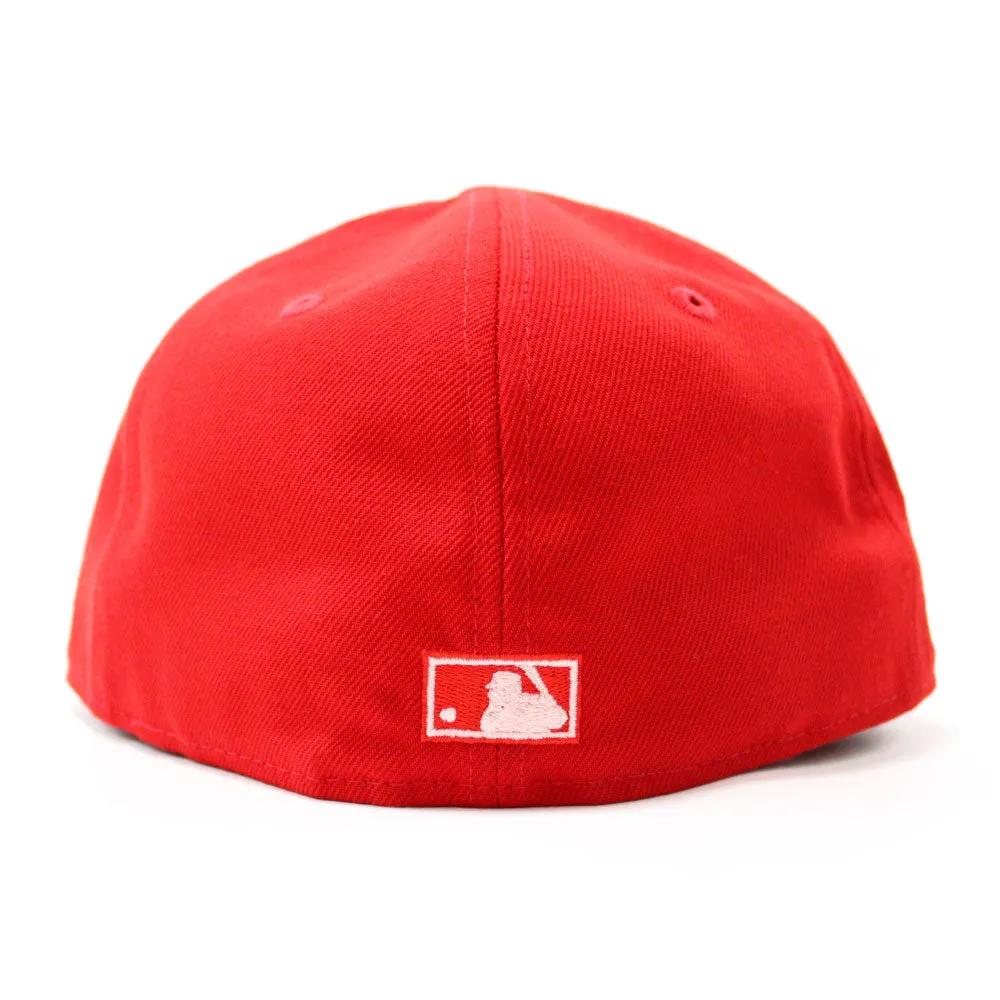 Chicago White Sox 2005 World Series Patch New Era Fitted 59Fifty Hat (Glow in the Dark Red Sky Blue Under Brim)