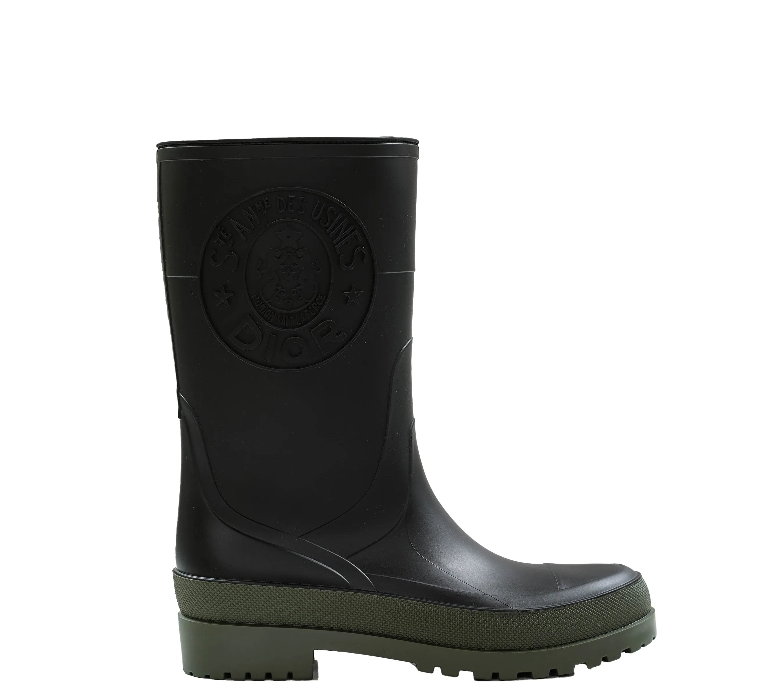 Christian Dior Black & Green Long Boot KCI882 - 30% OFF