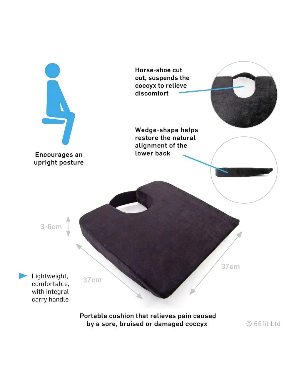Coccyx Tail Bone Seat Cushion